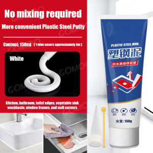 150g Plastic Steel Putty Edge Sealing Adhesive Waterproof Mildewproof Tile Grout Sealant Glue For Kitchen Bathroom Repair Seam