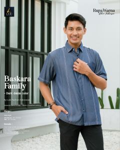 SARIMBIT 2026 BY LUBI BASKARA DARK DENIM TERBARU GAMIS & KOKO FAMILY SET KEKINIAN LEBARAN TERMURAHHH