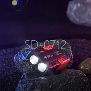 Original SmilingShark SD-0712 LED Type-C แบบชาร์จไฟได้18650 แบบพกพา Super Bright ไฟทำงานกันน้ำในครัวเรือนโคมไฟฉุกเฉินหอพักนักเรียนซ่อมรถกลางแจ้งตกปลาเดินป่าสุนัขโคมไฟเดิน