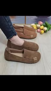 Retro Round-Toe WomenS Shoes 2025 Spring And Autumn New Casual Slip-On Flat Loafers