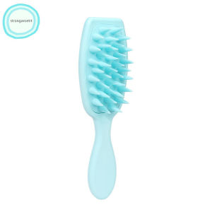 [HCM] Bàn Chải Gội Đầu Mát Xa Da Đầu Bằng silicone Tay Cầm Dài Tiện Lợi-CA666