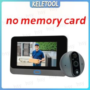4.3" LCD WiFi Peephole Doorbell Tuya Remote View 1080P Night Vision PIR Motion Detection Home Security Camera