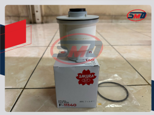 F-11140 FILTER SOLAR INNOVA REBORN / FORTUNER VRZ / HILUX REVO F11140 FUEL FILTER 1GD 2GD SAKURA