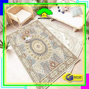 MI-C783 Karpet Lantai Eropa Import Polyester 200 cm x 300 cm / Tikar Piknik / Karpet Lantai Ruang