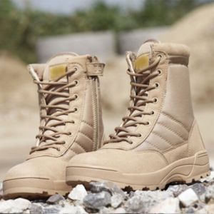 Outdoor Army Boots Ultra Light Tactical Boots Safety Boots Hiking Boots High Top Combat Boots