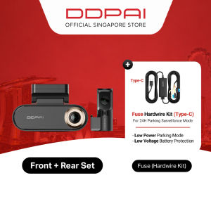 [4K+2K] DDPAI N5 Pro 4K + 2K HDR GPS Front & Rear Super Capacitor Dash Cam with 4G Connectivity & ADAS