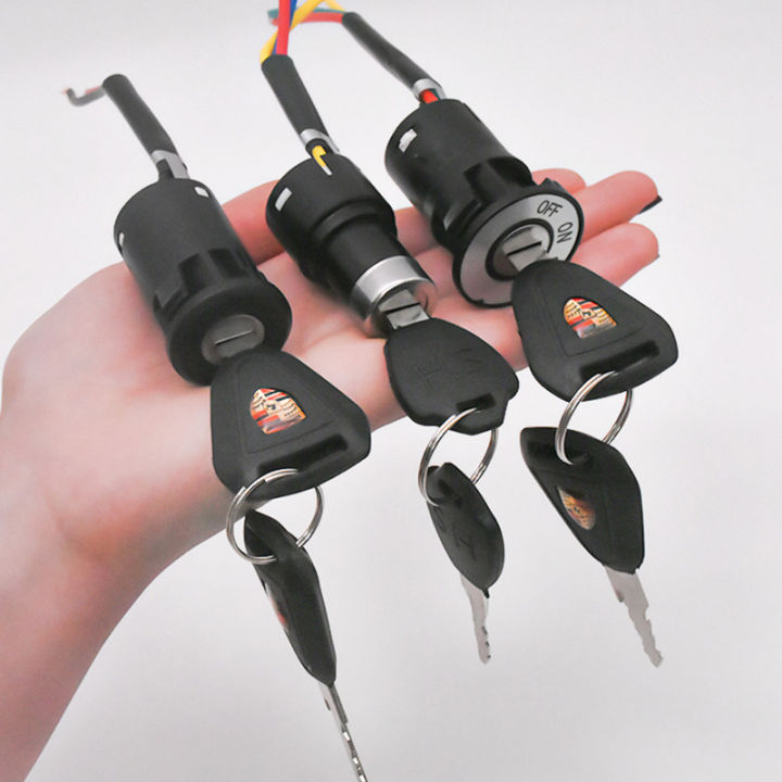 [haoh] Electric Bicycle Ignition Switch Key Power Lock For Electric ...
