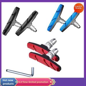 Graceful 1 Pair Durable Bicycle Silent Brake Pads Riding Brake Mount Pad Shoe Block Rubber Pads Long Lasting Good