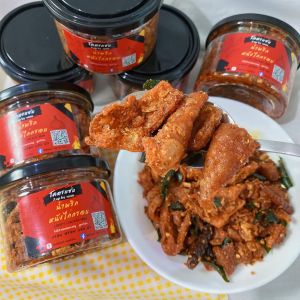 🛍NalinnStyle✨โค-ตา-ระ น้ำพริกหมูกระจก น้ำพริกกากหมู กรอบขั้นสุด อร่อยเคี้ยวเพลิน กินไม่มีสะดุด ขนาด 100g