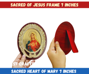 Sacred Heart of Jesus and Sacred Heart Mary & inches Religious Decor
