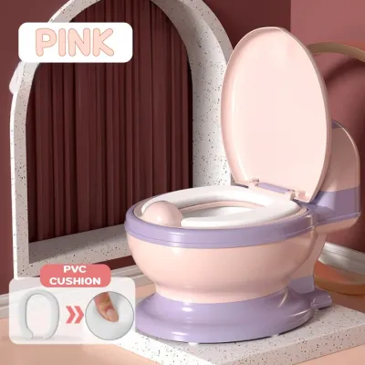 Jollybee Kids Potty Seat Training Toilet Children Home/Travelling Potty Baby Toilet Bowl Seat with Cushion Tandas Kanak