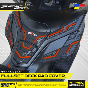 Full Set Deck Pad Cover PCX 160 Rubber Karet Murah Keren Aksesoris Motor