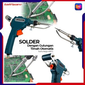 COD Taffware Solder Automatic Tin Gun 60W - GT10 / pistol alat solder timah gulung otomatis berkualitas terbaik 60w terbaik terlaris terbaru buat tekhnisi bahan plastik ABS kuat tahan awet hasil rapi paling tren top kualitas paling bagus rekomended viral