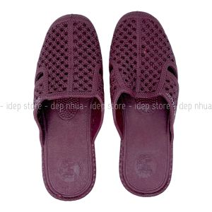 Dép Sục Tổ ong bít mũi nhiều màu đế dày 3cm nam lỗ thoáng khí đi mưa chống trơn (12 Màu) iDÉP - SL030