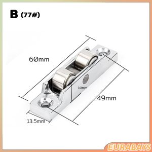 E.B. Slot/Flat Wheel 88/77 Style Sliding Door Casement Pulley Window Pulley Roller Wheel