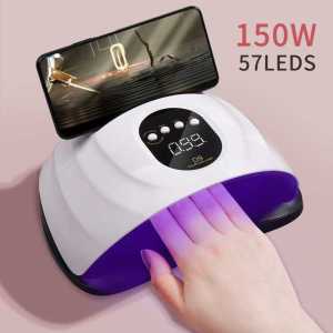 READY Pengering Kutek Kuku UV LED Nail Dryer Lamp 150W 57 LED - alat Pengering Kutek Gel