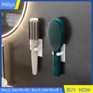 Millys Lược Chủ phòng tắm tường treo Lược lưu trữ giá tóc Clip tổ chức đệm không khí lược chủ sáng tạo nhựa lược giá