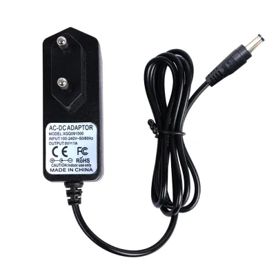 จัดส่งรวดเร็ว อะแดปเตอร์จ่ายไฟกีตาร์ 9V DC 1000mA สายคอร์ดลบภายในบวกด้านนอก สายยาว90ซม.