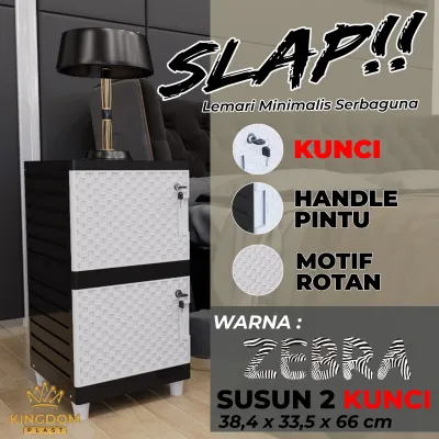 Lemari Plastik Laci Swing Slap ZEBRA FULL KUNCI 2 3 4 5 Susun MURAH CUCI GUDANG