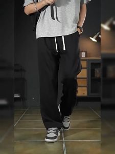 5XL-8XL Plus Size Jogger Pants for Men Loose Fit Baggy Straight Leg Lightweight Breathable Elastic Waist Casual Sports Sweatpants