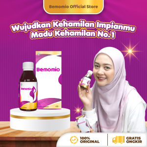 Bemomio - Nutrisi Kehamilan untuk Kandungan lebih sehat 100% Original - 1 Botol 130ml