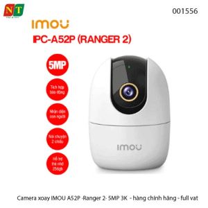 Camera WiFi IMOU Ranger 2 5MP IPC-A52P – Xoay 360° – Đàm Thoại 2 Chiều – Chính Hãng – Full VAT