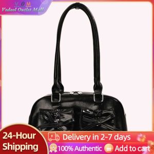 Elegant Women Shoulder Bag with Bow PU Leather Crossbody Bag for Daily Commuting and Casual Wear