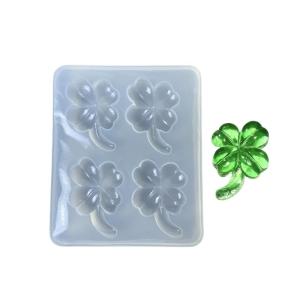 Reusable Silicone Clovers Mold For Resin Accessory Molds Creative DIY Projects Heat Resistant Material Compact Storage Design