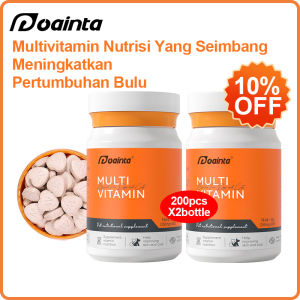 [Pengiriman cepat]PUAINTA Tablet Kalsium Susu Kucing dan Anjing Kalsium Fosfor dan Vitamin D3 Tablet Suplemen Vitamin Bersama (200 Tablet/Botol)
