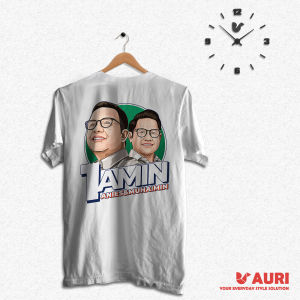 KAOS PILPRES 2024 01 AMIN COTTON COMBET 24S