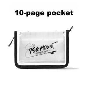 ADREE Đã phân chia Túi mồi giả A6 Trong suốt Túi đựng mồi câu Luya PVC Túi mồi câu Phụ kiện câu cá