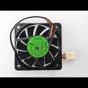 For EVERFLOW R126015SU 60x60x15mm DC 12V 0.4A 4-Pin PWM High-Speed Cooling Fan