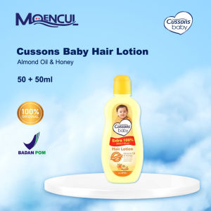 Cussons Baby Hair Lotion 50ml+50ml - Cusson Hair Lotion Bayi 100ml - Minyak Rambut Bayi