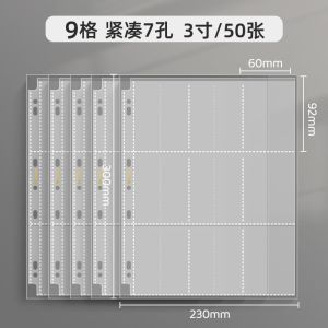 SINGBA Matte Ultra-Clear Card Binder Refills 4/9 Pocket 10/20/50PCS for 3"/3.5" Photocard Pokemon Yu-Gi-Oh Card Album2026