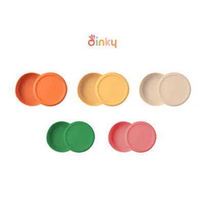 JAMMUK - Platinum Silicone Suction Plate / Bowl with Lid Tray Cover ONLY | Self feeding