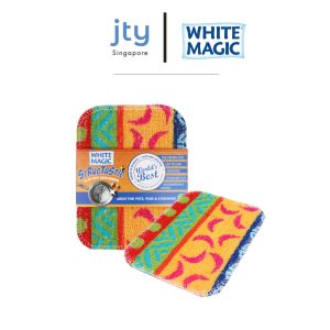 White Magic Scrubtastic Flat Pot Scrubber