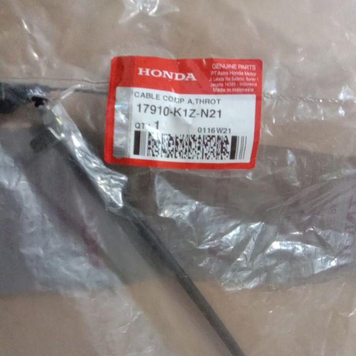 ORIGINAL HONDA THROTTLE CABLE FOR PCX 160 (17910-K1Z-N21) | Lazada PH