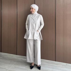 YEPPUOUTFIT - Nari One Set | Setelan Wanita Vest Dan Celana Panjang Nyaman Timeless Outfit