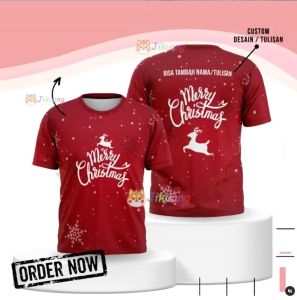 Christmas Victory Jersey Microfiber T Shirt Sukan Round Neck Merry Christmas T Shirt For Men Women Polo Shirt