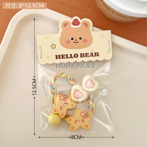 Homepeas® Cute Hair Accessory Set Cute Little Bear Hairpins High-elasticity Hair Bands
