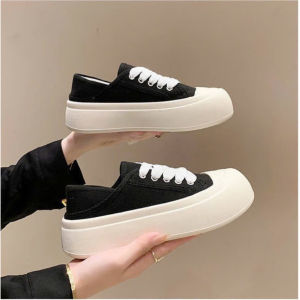 Giày thể thao nữ bản đế dầy dáng basic cao 4cm cực đẹp