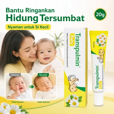 TOKYO TR Transpulmin Baby 20g Balsem Bayi untuk Pilek Flu Bantu Ringankan Hidung Tersumbat Hangat Lembut untuk Bayi