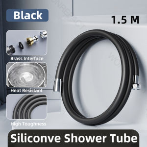Bathroom Silicone Shower Tube Shower Head Hose Handheld Shower Head Hose Hose Explosion-Proof And Anti Winding Bend Arbitrarily