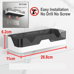 BEULIFE Bathroom Kitchen Wall Shelf Rack Space Saving Storage DIY Rack Rak Dinding Bilik Mandi