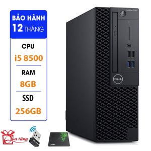 Cây Máy Tính Để Bàn Dell Optiplex 3060 SFF Core i5 8500 Ram 8GB DDR4 Ổ Cứng SSD 256GB Bảo Hành 12 Tháng Lỗi 1 Đổi 1 Tặng Kèm USB Thu Wifi+Bàn Di Chuột