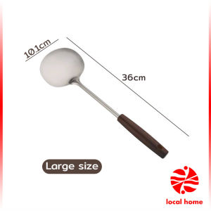 Thaihome ตะหลิว ผัด ทอด ใช้ในครัวเรือน ทำจากสแตนเลส ด้ามหนาพิเศษ แข็งแรงทนทาน Kitchen Spatula