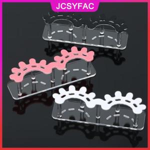 JCSYFAC Acrylic nhíp lông mi lưu trữ giá Tweezer tổ chức chủ đứng mở rộng lông mi Công cụ trang điểm vẻ đẹp Kệ 8 lỗ