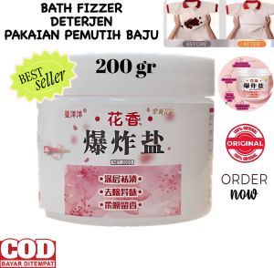 (BISA COD) PROMO Bubuk Deterjen Pemutih Pakaian / Pembersih Penghilang Noda Baju / Bath Fizzer / Laundry Mate Blast Salt