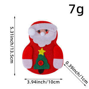 【Festive】Christmas Cutlery Bag Non-Woven Fork Spoon Cover Tableware Decor Pouch New Year Xmas Banquet Ornament Party Decor