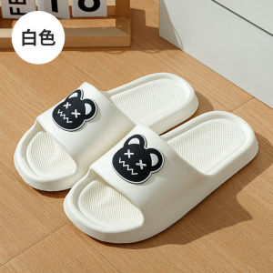New Cartoon Slippers For Women Cute Summer Indoor Home Bath Non-Slip Soft Sole Household Sandals For Men